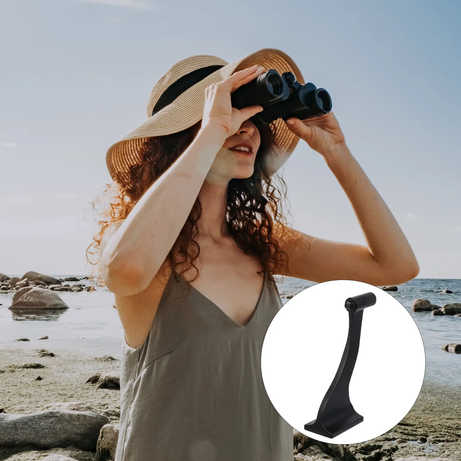 

1pc Binocular Tripod Adapter Fits Most Tripods 1/4 Inch Mount Tripod Adapter Screw Thumb Wheel Bolt Sturdy Durable
