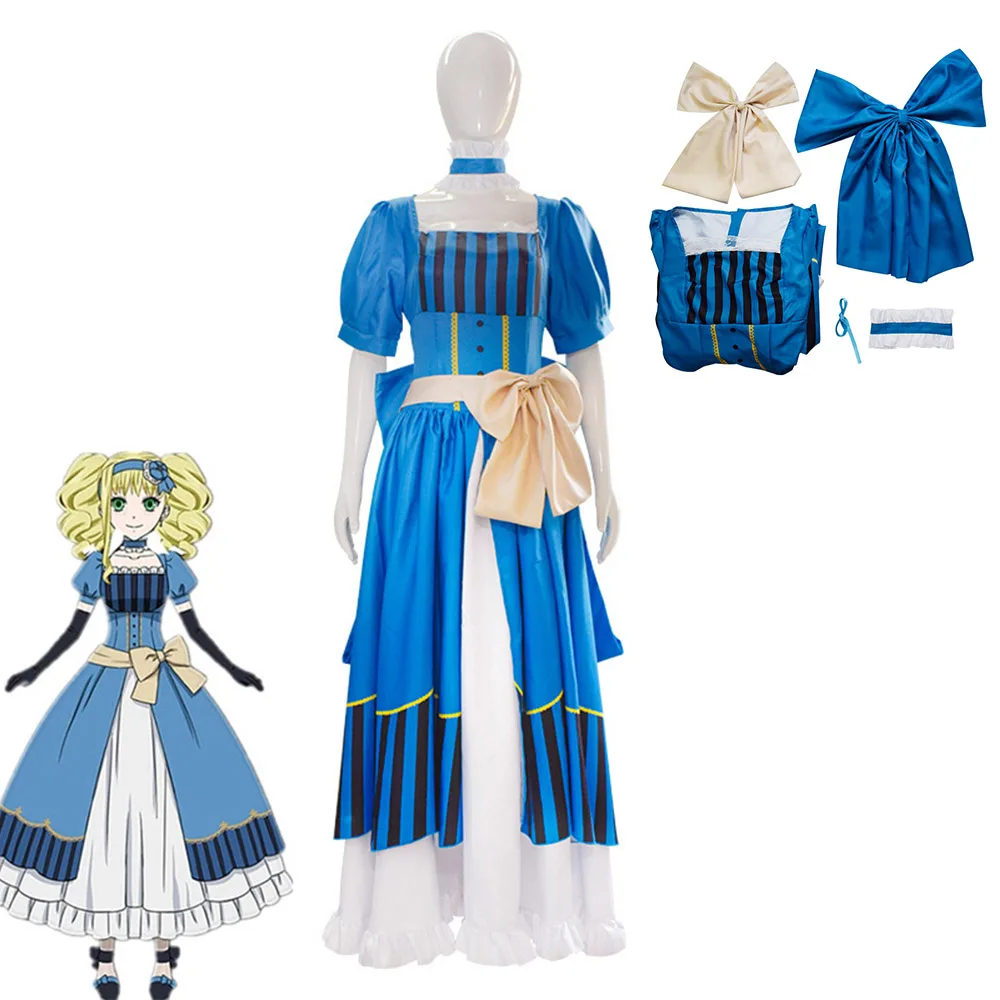 Anime Black Butler Cosplay Kostuum Elizabeth Ethel Cordelia Midford Cosplay Jurk Elizabeth Uniform Halloween Outfit Voor Vrouwen