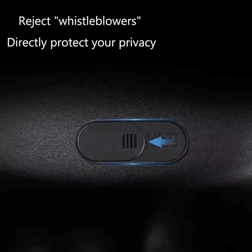 For Tesla Model 3/Y/YL Juniper 2021-2026 Interior Cabin Camera Ultra-Thin Slide Blocker Privacy Protector Cover Car Accessories