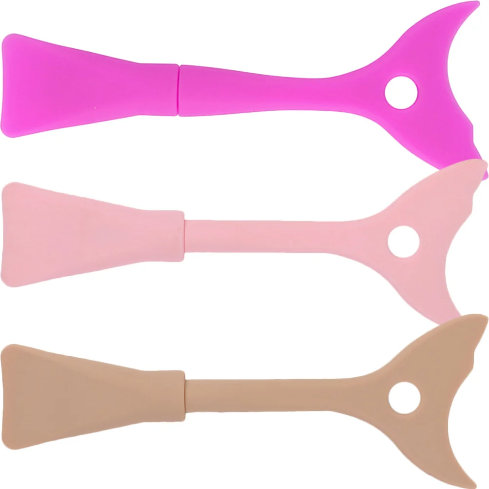 3Pcs Silicone Eyelash Shield Tool Detachable Eyeliner Guard Applicator Easy Drawing Lash Mascara Shield Makeup Aid