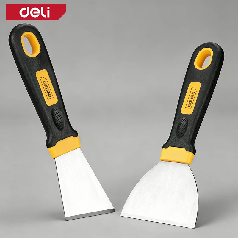 Stainless Steel Scraper Set Sharp Angled Wide Edge Blade For Stubborn Grease Carbon Kitchen Bathroom Tile Metal Surface Cleaning