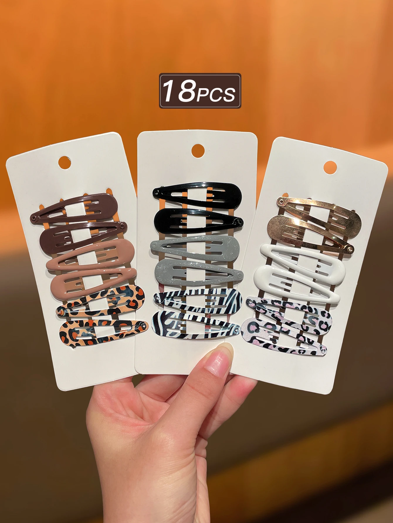 18 قطعة من إكسسوارات الشعر النسائية العصرية والمتعددة الاستخدامات اللطيفة لتقويم العمر دبابيس الشعر للاستخدام اليومي توصية هدية مثالية #2