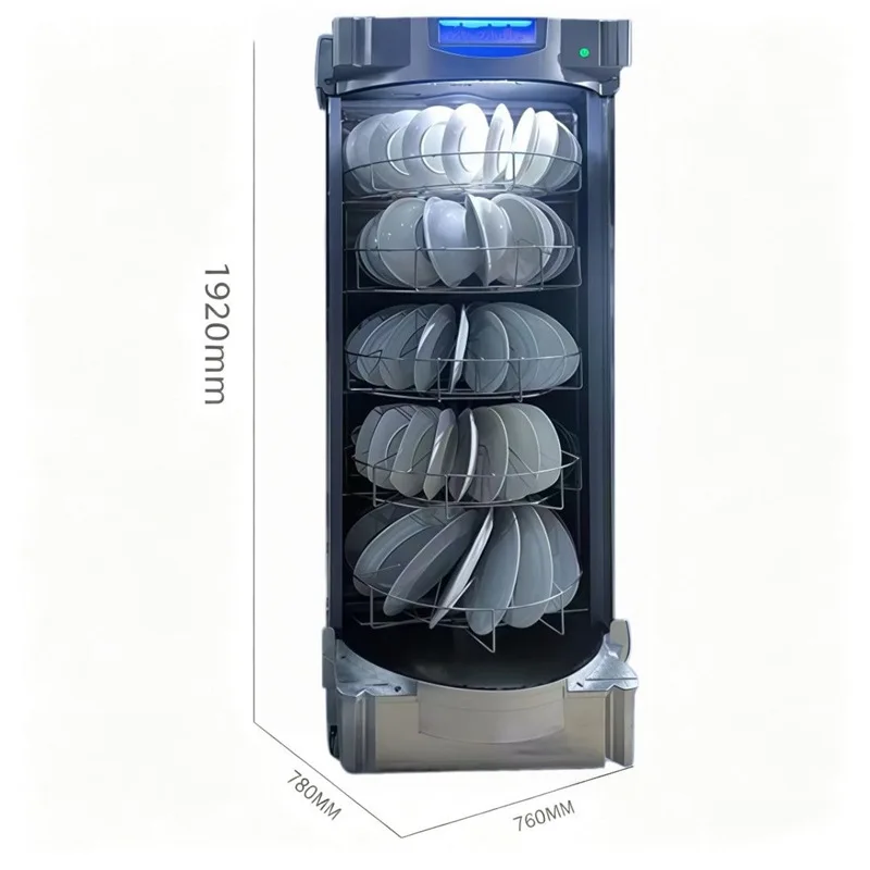 Dishwasher Commercial Hotel Large Hotel Rotating Automatic Catering Shop Dishwashing Cup Canteen Restaurant Disinfection Cabinet