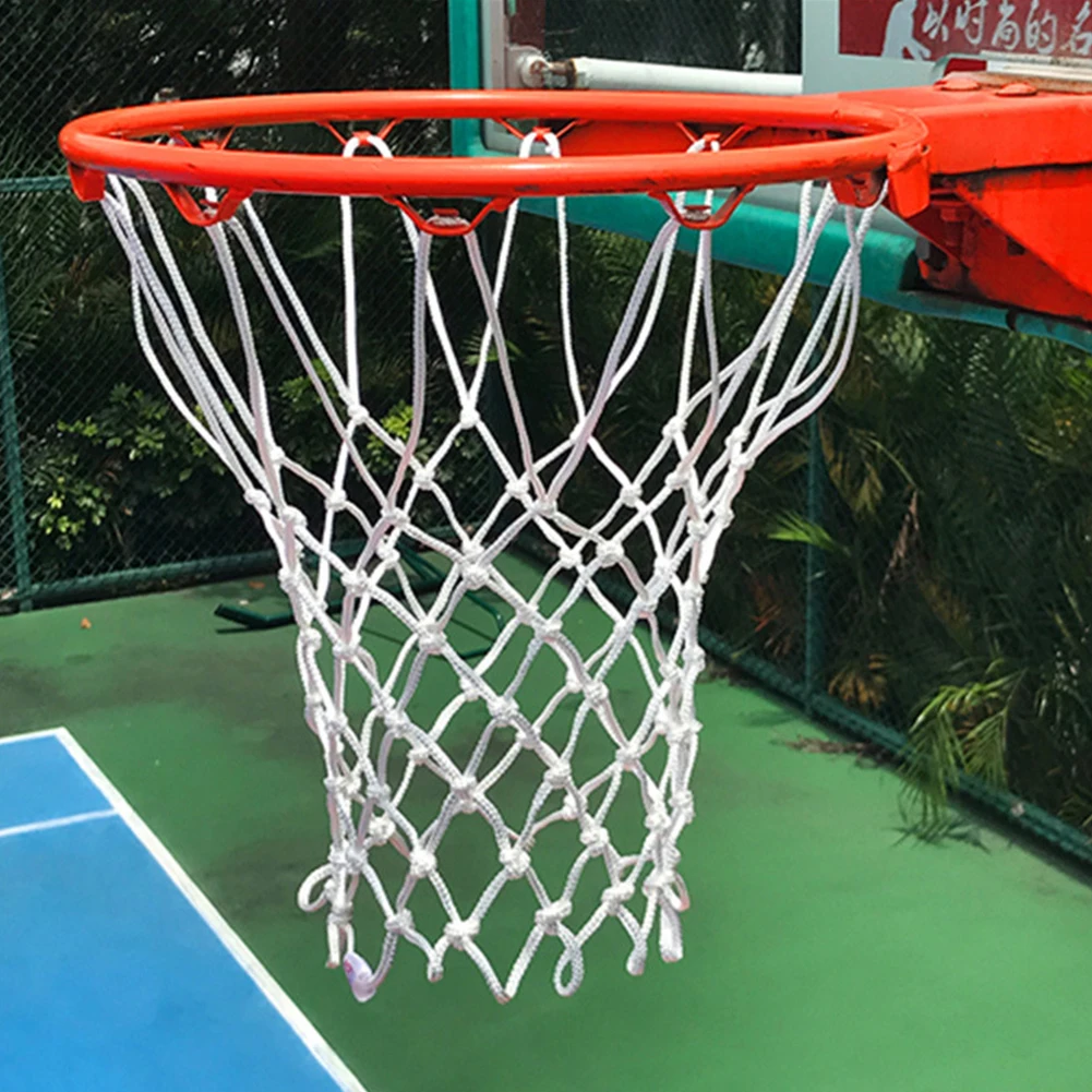 Basketball Hoop Mesh Net High Quality Durable Standard Size Nylon Thread Sports Backboard Rim Ball Pum Sports Entertainment