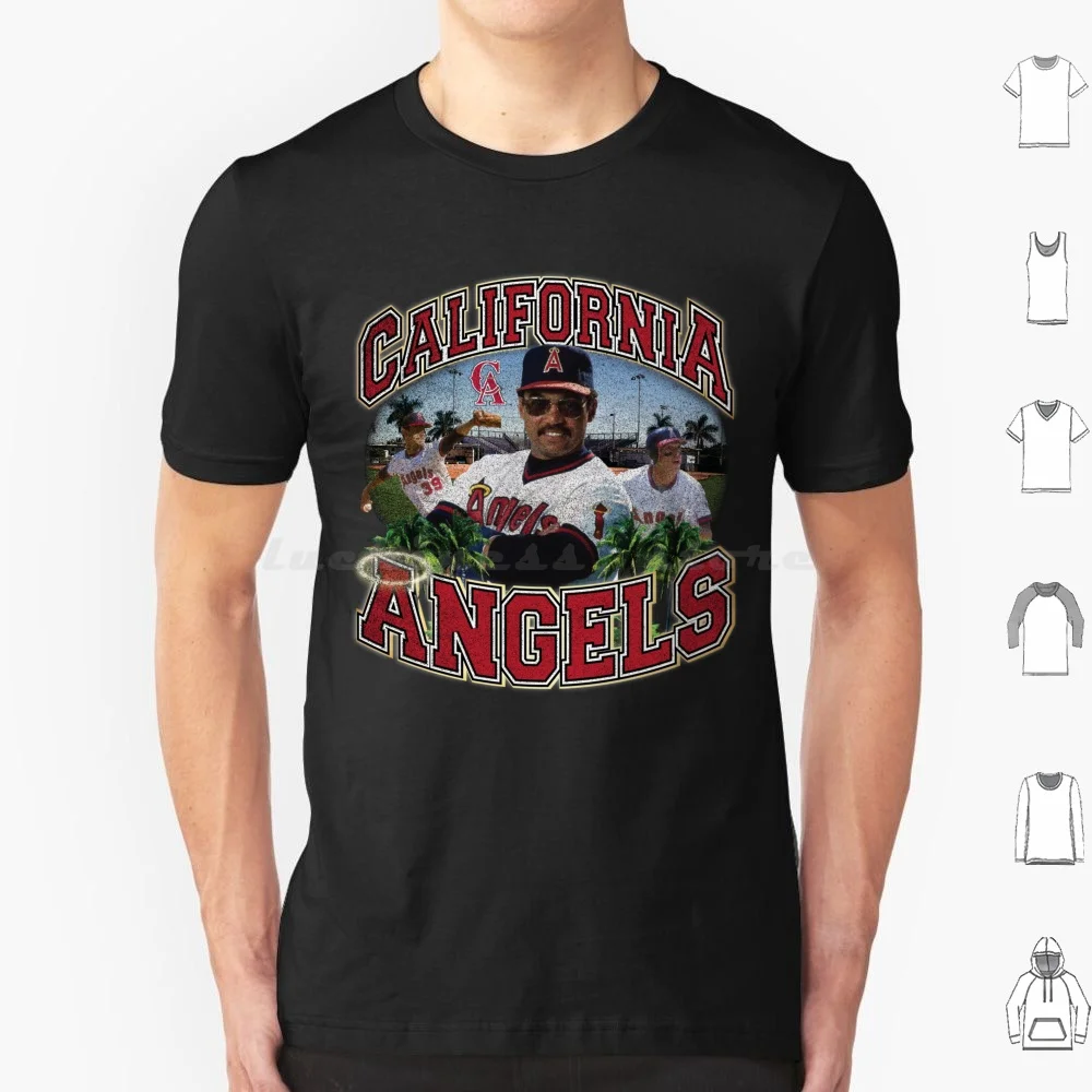 Camiseta de algodón con estampado de ángeles en el campo para hombre y mujer, camiseta con estampado artesanal de ángeles, condado de naranja, California Oc, Retro, años 80, 90