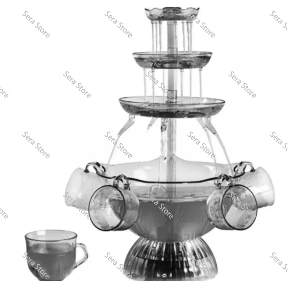 110V/ 220V Wine Dispenser Wine Fountain Machine Juice Drink Beer Waterfall Machine Wedding Celebration Water Bar Party