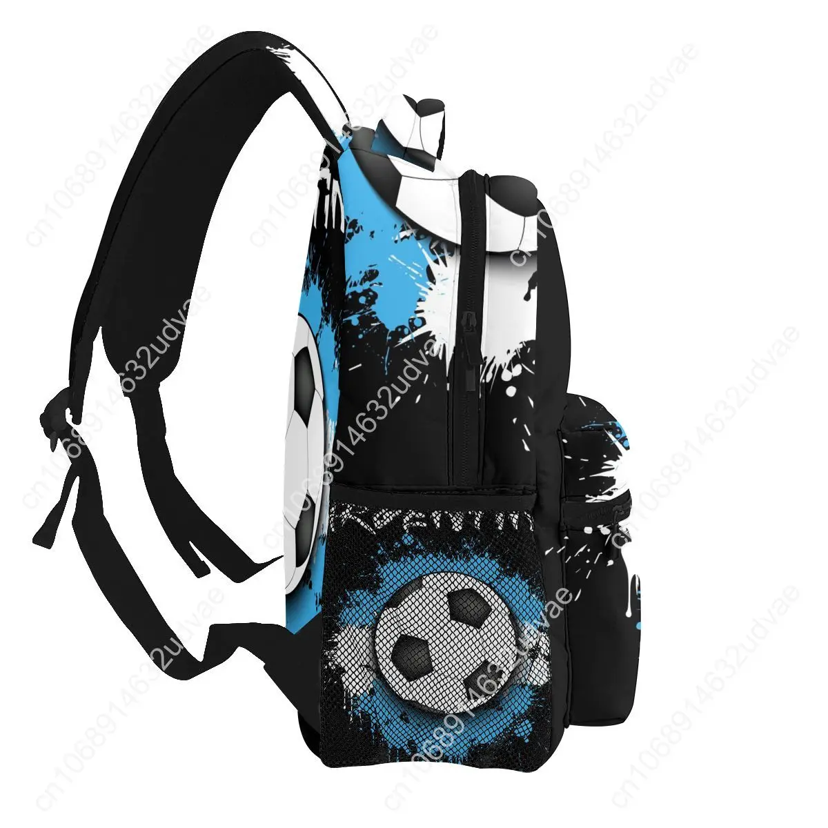 Backpack Boy Teenagers Nursery School bag Argentina Flag Soccer Ball Against Pattern back to school bag