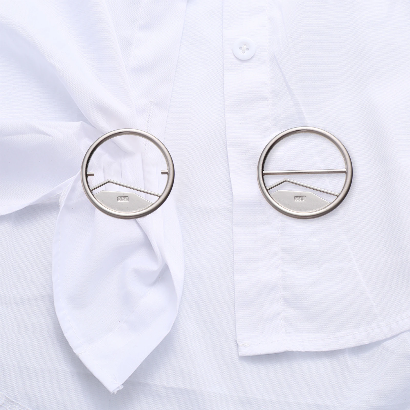 

5Pcs Scarf Rings High Toughness Metal Buckles Rust Resistant Elegant Cloth Buckles Party Wedding Anniversary Accessories