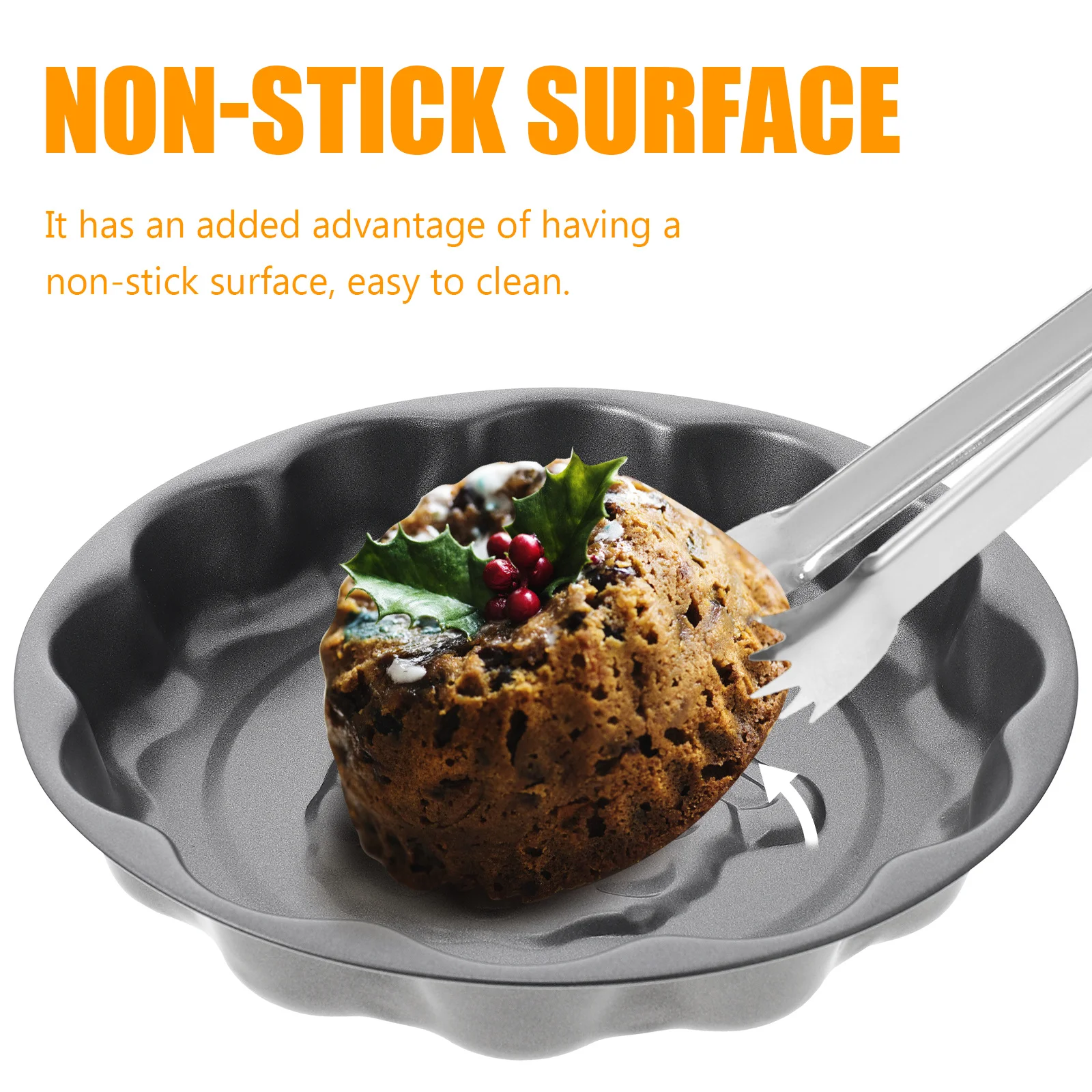 

Beautifully Designed Santa Cake Mould Easy Clean Demould Baking Tool Home Kitchen Supply Baking Mold Non-Stick Mold