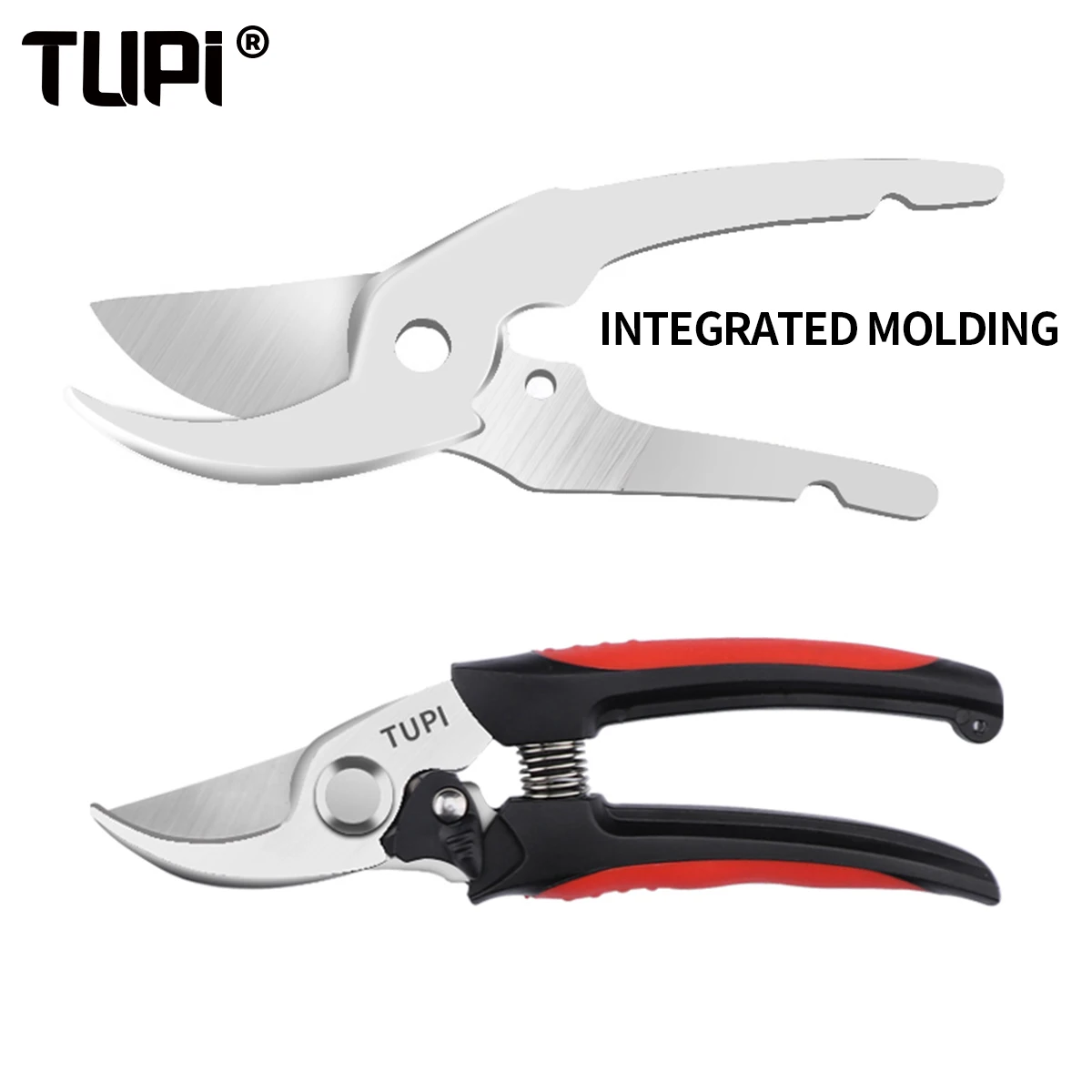 

Сверхмощные секаторы наковальня TUPI | Кованые ножницы для обрезки из нержавеющей стали, многофункциональные для толстых ветвей/ступеньков цветов/адаптеров