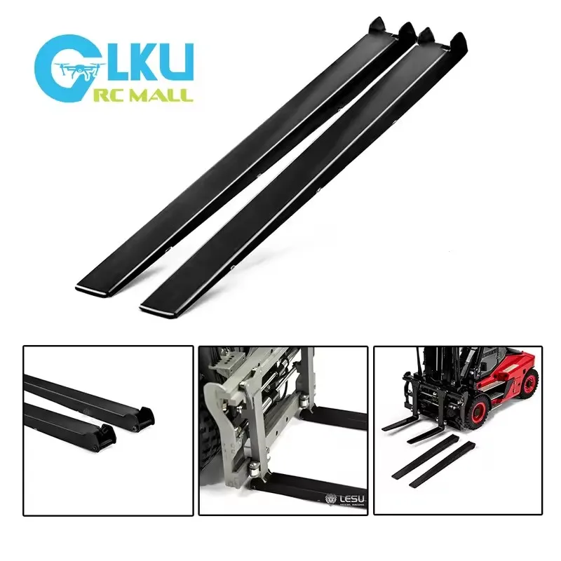 

LESU 1/14 rc model toy hydraulic forklift upgrade parts stainless steel extension fork