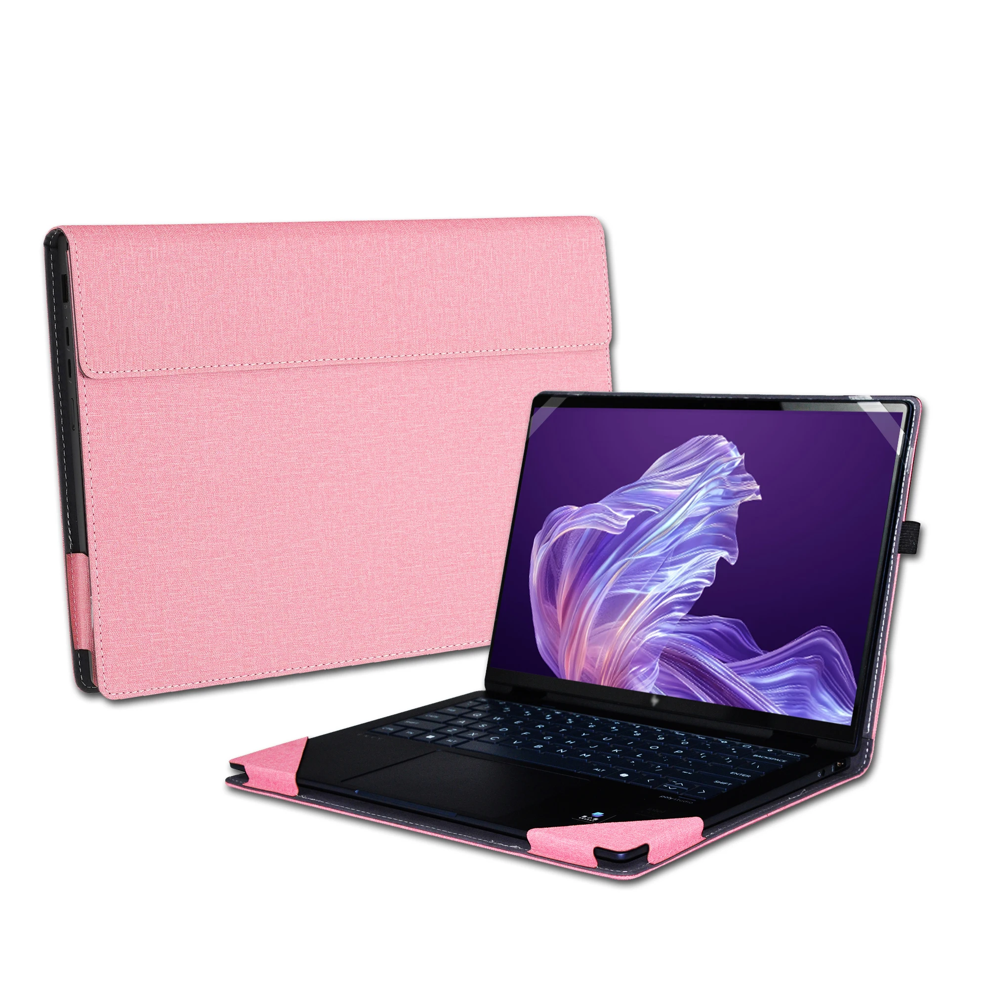 Laptop Case cover for HP HP EliteBook X G1a G1i / G2a G2i / ZBook Ultra 14 inch G1a Bracket style 2-in-1 anti drop leather cover