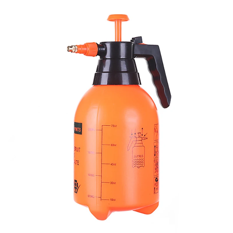 2L Pumped Pressure Sprayer Air Compression Pump Manual Pressure Sprayer Garden Watering Irrigation Spray Bottle