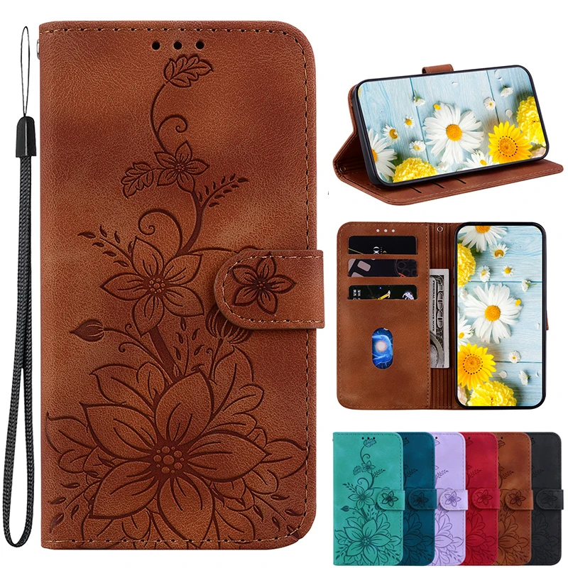 Magnetic Leather Phone Case For Tecno Spark 10 20 Pro 10C 8C Spark G0 2024 2023 2020 Spark 4 6 7 8 PRO Flip Cover Wallet Case