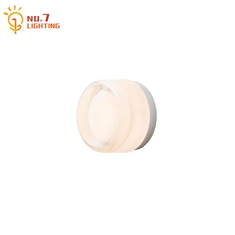 Imagem -06 - Minimalista Modern Dimple Potato Chip Lâmpada de Parede Redonda Led Atmosfera Fundo Wall Montado Quarto Cabeceira Corredor