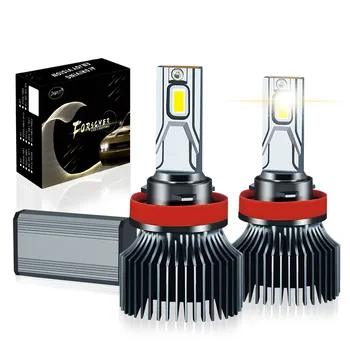 2pcs Powerful 200W Auto Kit LED H7 6500K 40000LM led H1 H8 H11 9005 HB4 9006 Car Led Bulbs High Low Beam LED Headlight H4 Bulbs