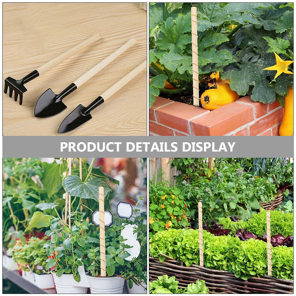 

1 set 1 Set Electroculture Gardening Antenna Kit Bare Copper Wire For Diy Plant Decoration Garden Tools Stakes Winding Tool Pure