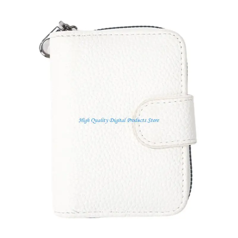 U2JE Waterproof Leather Card Wallet Large Capacity Travel Purse Card Organiser Case