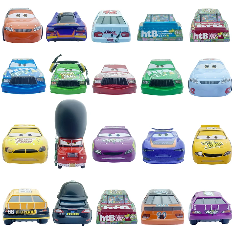 Cars 2 3 Disney Pixar Car 1 Toy Lightning McQueen Truck Fritter Mack Diecast metal mini racing dinoco racer original Kids Gift