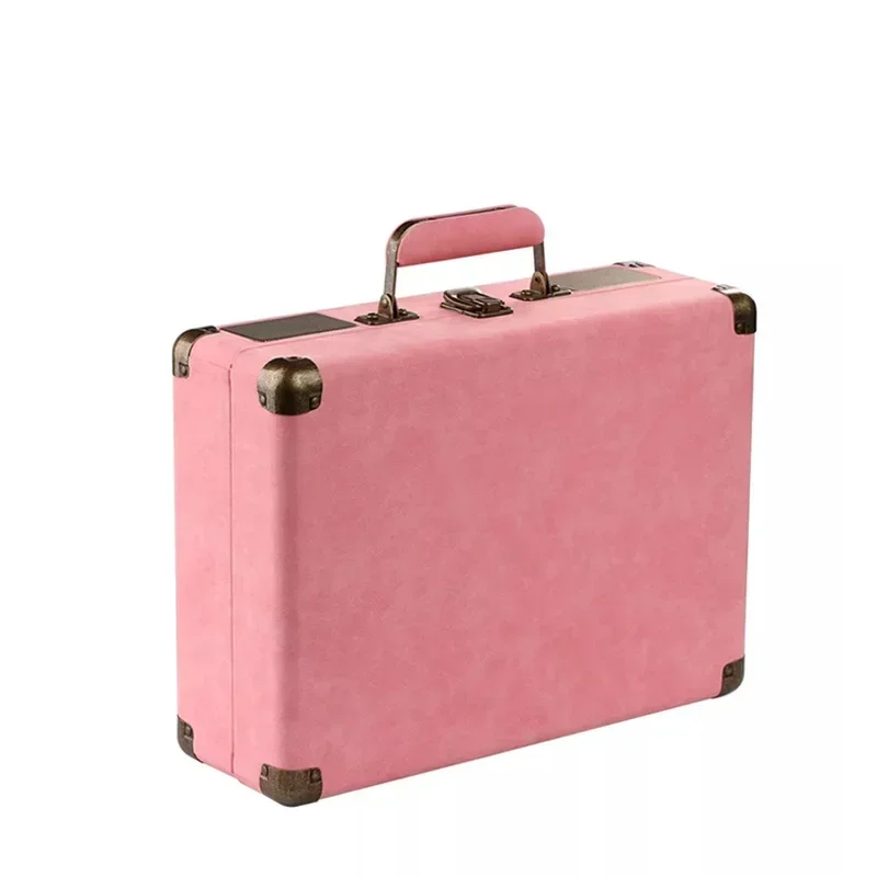 Gift Portable Bluetooth Speaker, Phonograph, Vintage Portable Gramophone, Vinyl Record Player