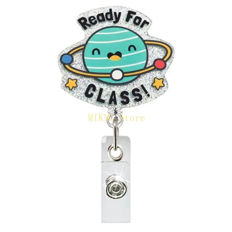 Retractable Acrylic Badges Reels for Nurse Doctor Student Teacher best sale