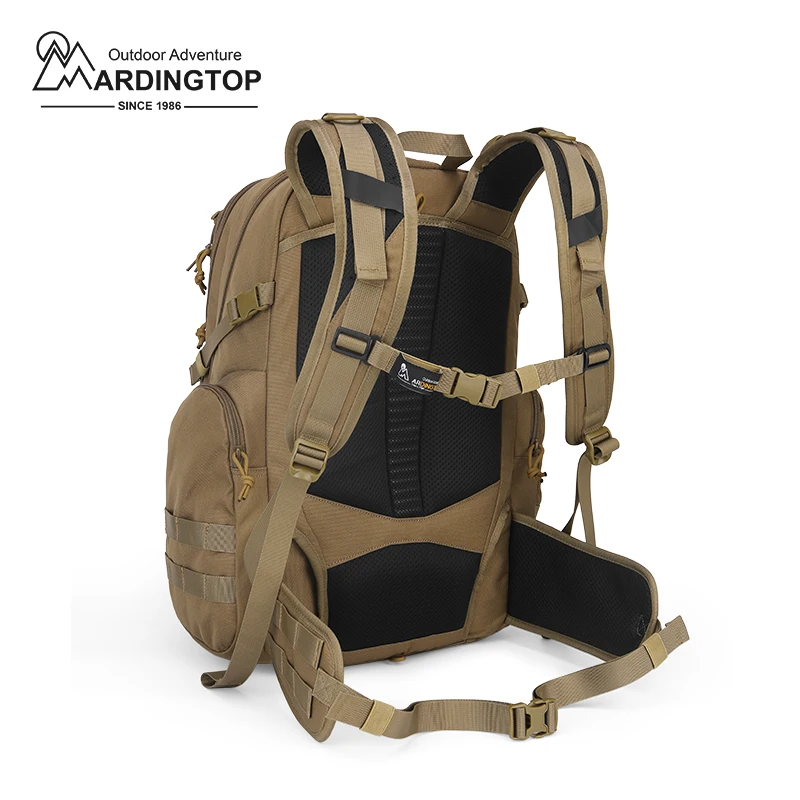 MARDINGTOP-Mochila de Viagem Masculina, Trekking, Pesca, Esportes, Caminhadas, 40L, 915D