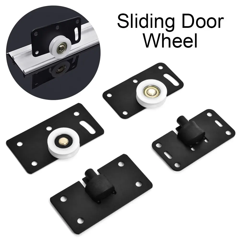 Wardrobe Wheel Runner Hardware Roller Kit Door Rollers Cabinet Nylon Pulley Sliding Door Wheel Hanging Wheel