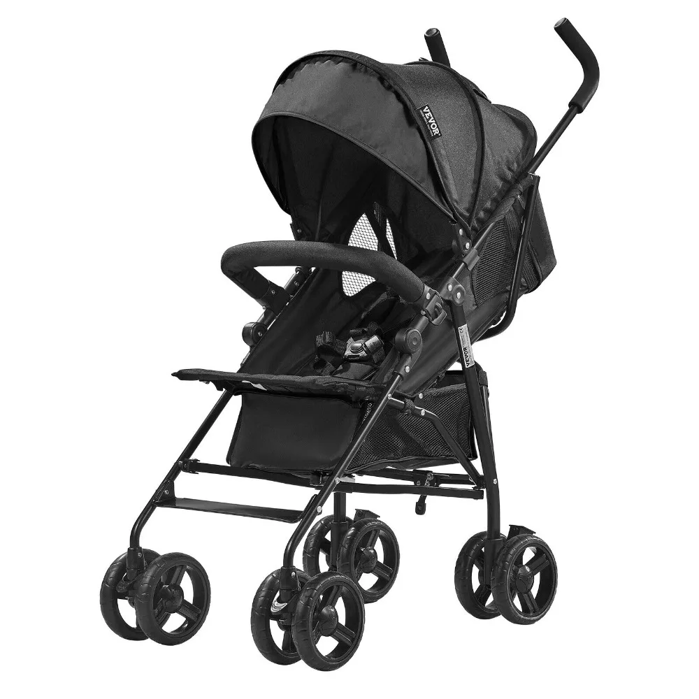 Lightweight stroller Compact Travel Stroller for Child Toddler Black