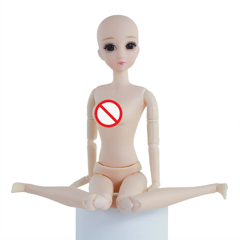 30cm Doll\'s Body 24 Joints Movable White Skin Body 1/6 Girl Doll Accessories Girls Dress Up Toys Gift