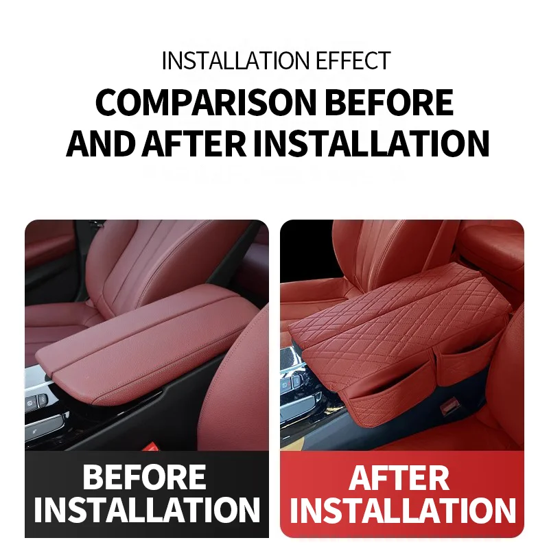 

For BMW 5Series G30G38G60 6SeriesGT G32 2018-2023Car ArmrestMatOrganizerCenterConsole Arm Rest Protection Cushion CarAccessories