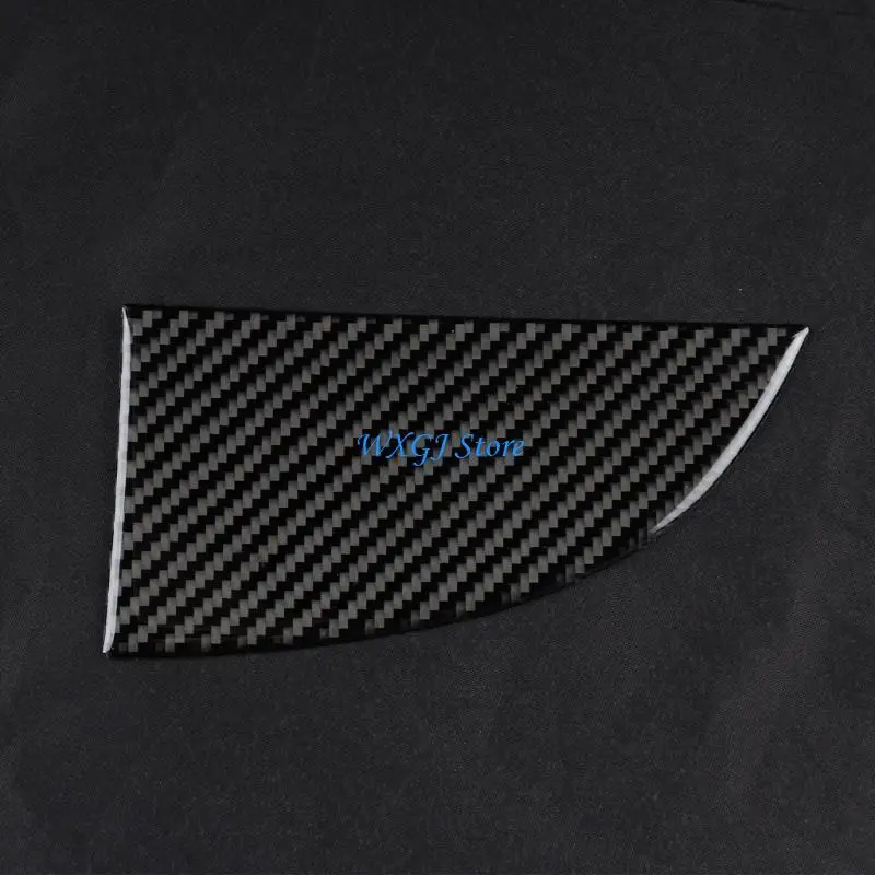

37JE Sleek Car Stickers Cover Trim Air Outlet Panel Cover Carbon Fiber for 500