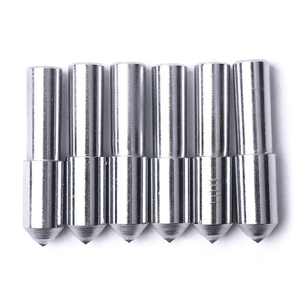 Heiße Neue 6 stücke Korrektur Stift 11,20mm Durchmesser 9,8mm Schaft Durchmesser Dressing Werkzeug Schleifen Rad Stift Länge 48mm Stahl
