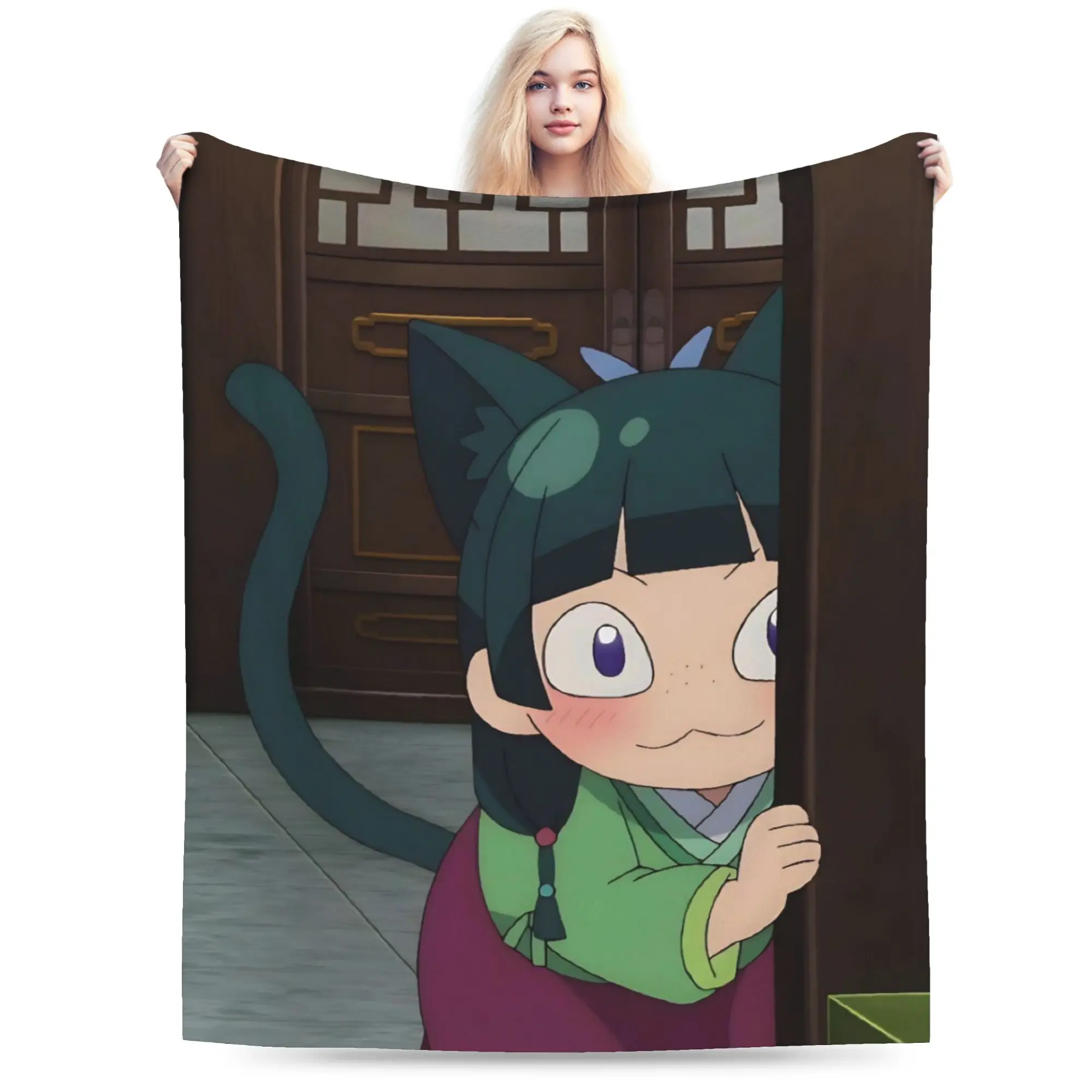 The Apothecary D-Diaries Maomao  Merch Blanket Ultra Soft  Throw Blankets for Bed 50x60 Inches Multi-size Bedspread
