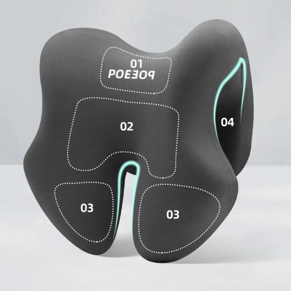 New Memory Foam Office Chair Headrest Ergonomics Breathable Head Rest Support Pillows Lying Down Pillow Body Massage