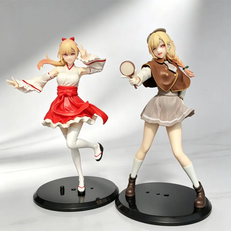 My Dress Up Darling Kitagawa Marin Miko Detektiv-Version PVC Anime-Figur Sammlermodell Puppe Heim-Desktop-Dekoration Geschenke Spielzeug