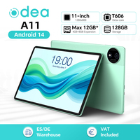 Odea A11 Tablet Android 14 Unisoc T606 Octa Core 12GB(4GB+8GB Expansion) RAM 128GB ROM 11\