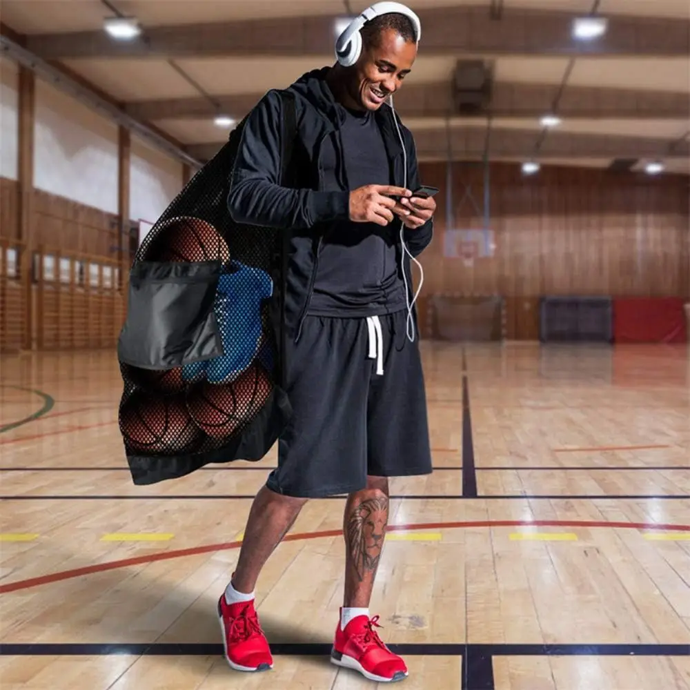 

Swimming Gear Bag Sports Ball Bag Football Soccer Drawstring Storage Pouch Soccer Volleyball Large Capacity Basketball Backpack