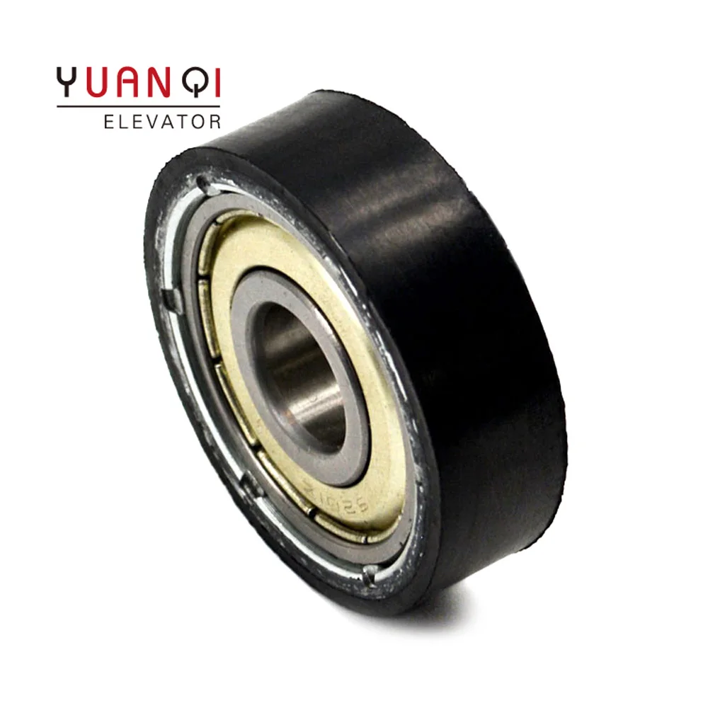 Yuanqi Lift Spare Parts Elevator Door Ball 45*13*6002 MM 161 Lock Wheel