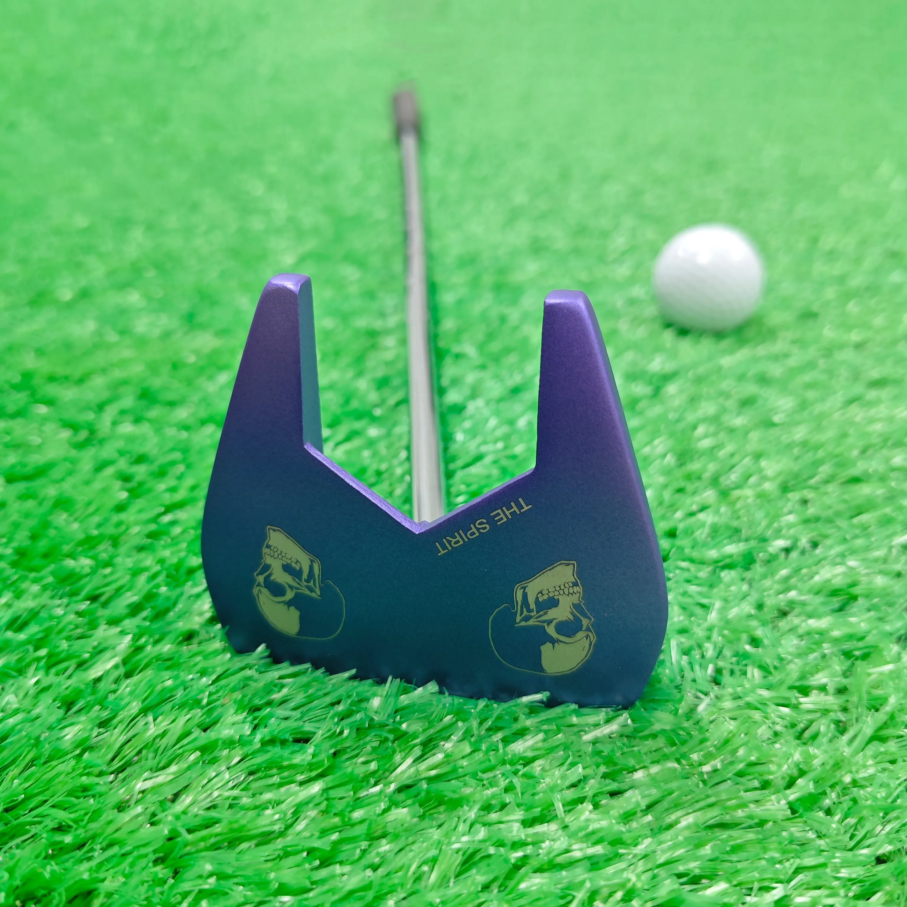Right‑Handed Stand‑Up Golf Putter for Men Professional Golf Putting Club Golfer Equipment Purple Golf Putter 34