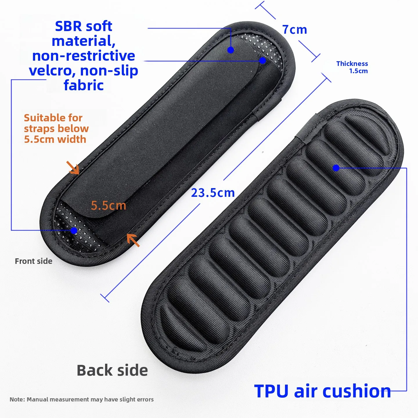 Travel Shoulder Strap Replacement for Crossbody Bag Single Shoulder Stress Relief Strap Bearing Pad Accessories Bag Carrier