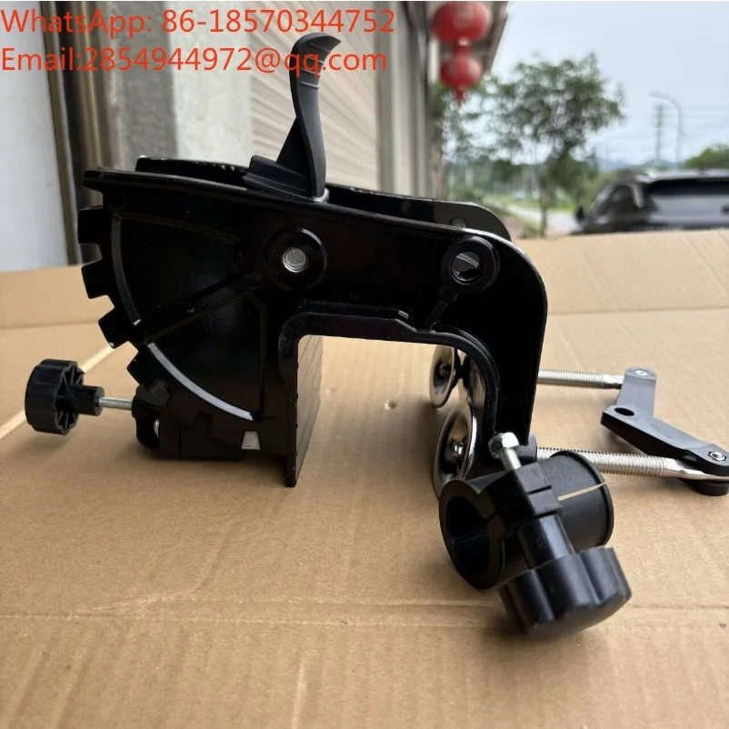 Aluminum Alloy Hanger Bracket Assembly, Electric Outboard Thruster Clamping Bracket Height Adjustment Rod Marine Accessories