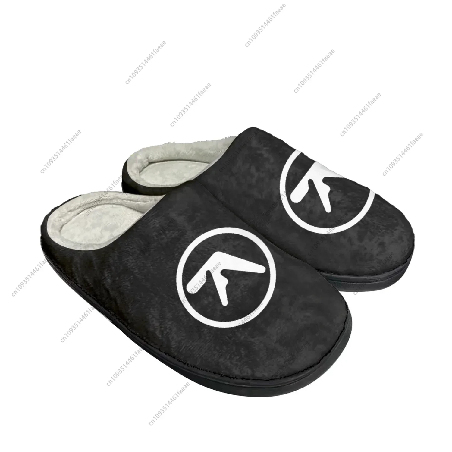 Aphex Twin Electronic Music Mixer Home Cotton Custom Slippers Mens Womens Sandals Plush Bedroom Keep Warm Shoe Thermal Slipper