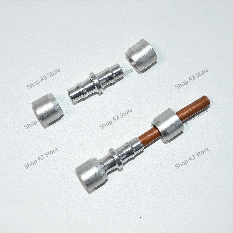 Solder-Free Lok Ring Connector, Compound Quick Seal Fitting for Copper Aluminum Pipe, HVAC Refrigeration Consumable Joint