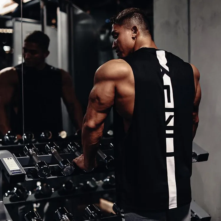 

Летняя Новинка 2024, спортивный жилет, мужской свободный Быстросохнущий сетчатый жилет большого размера, тонкая майка без рукавов