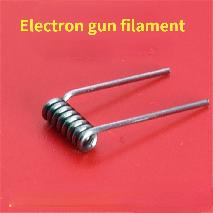 10Pcs Electron Gun Filament Tungsten Filament Tungsten Filament Electron Beam Evaporation Coating Tungsten Twisted Wire E-beam