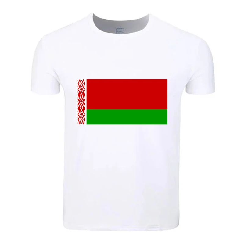 Belarus Belarusian Flag Cotton Students Summer T-Shirt Custom Casual Short Sleeve Men Women Boys Girls T Shirt Tees Kids Tshirt