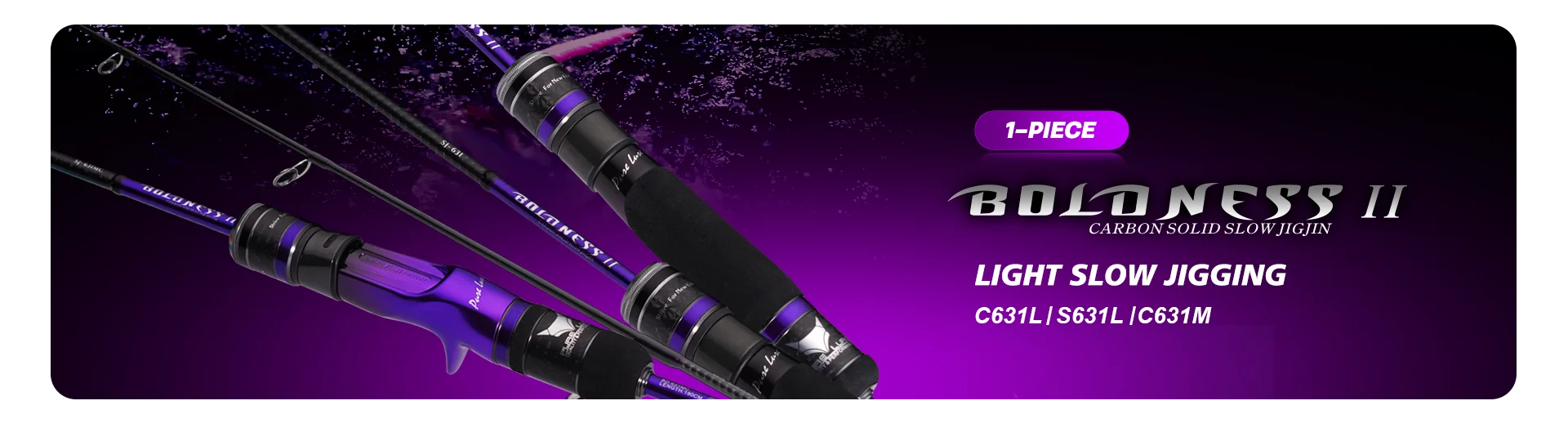PURELURE 4 Stück BOLDNESS Tragbarer Reise-Slow-Jigging-Schnell-Jig 6ft Spinning Baitcasting 60–200g Ködergewicht MH Power FUJI Salzwasser – Detail 3