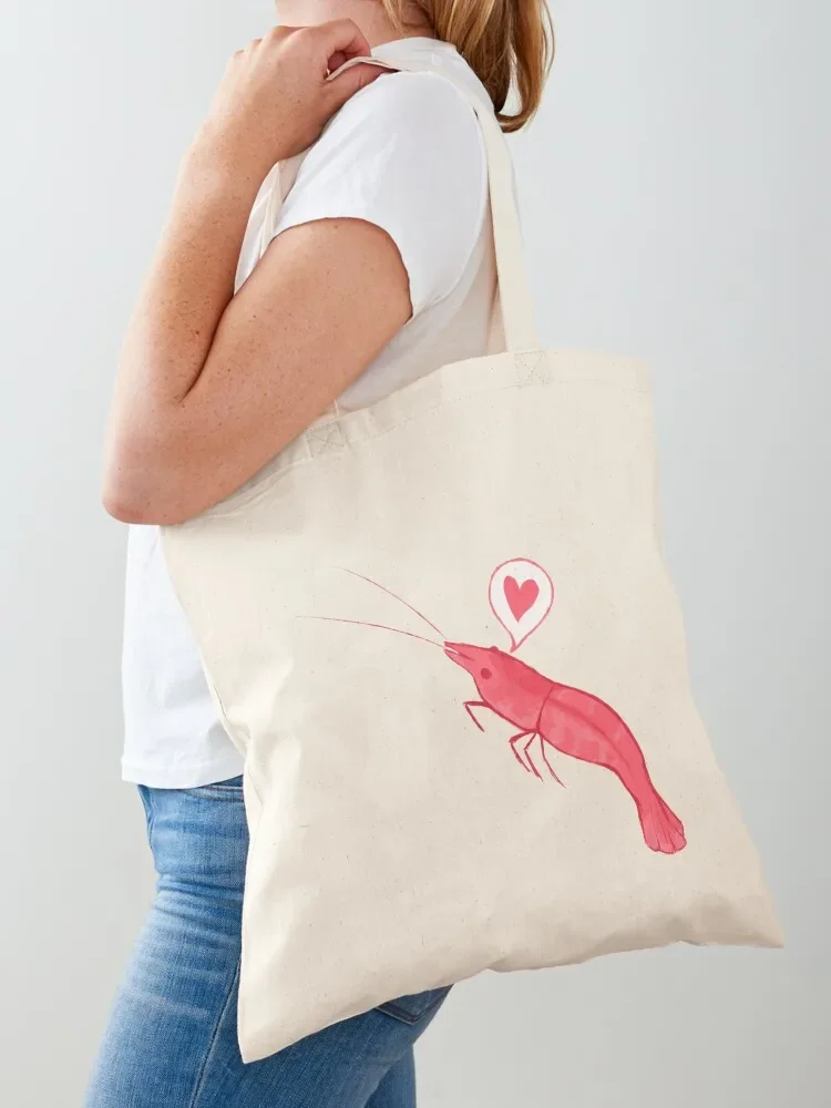 Cherry Shrimp Tote Bag Canvas canvas tote bags Tote Bag