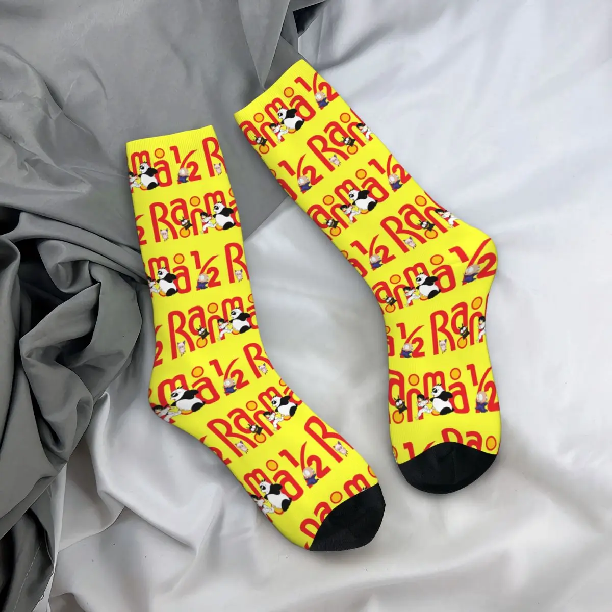 Chaussettes de dessin animé Ranma 1/2 Merch, chaussettes de dessin animé, raotome, yoga, hihiki, Design Unique