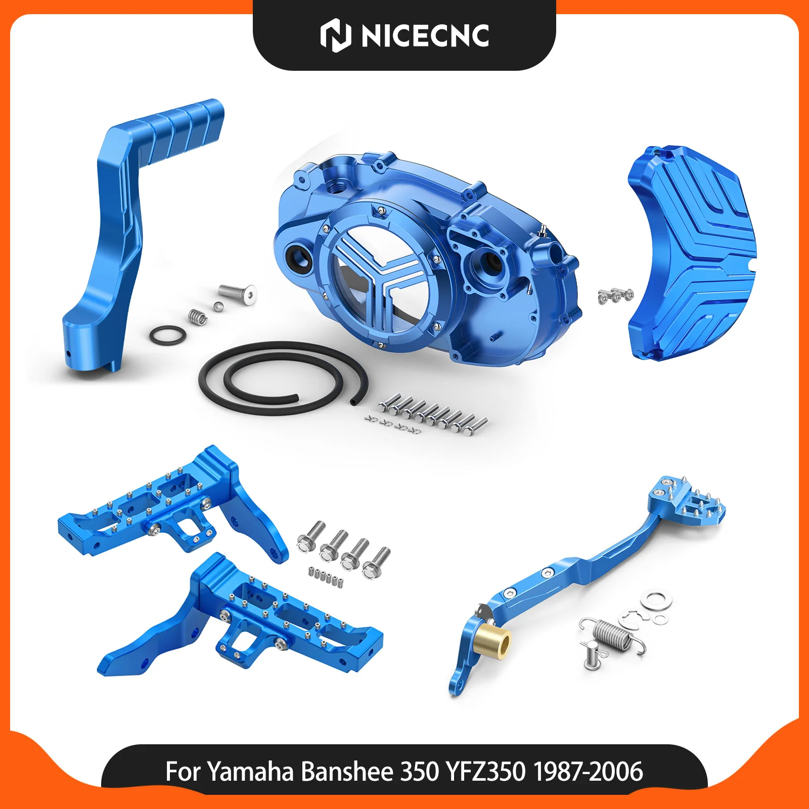 NICECNC For Yamaha Banshee 350 YFZ350 1987-2006 Engine Guard Protection & Control Kit Aluminum Upgrade ATV Accessories